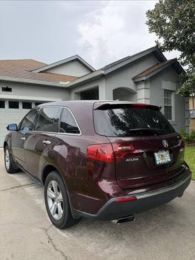 Red 2011 Acura MDX 3.7L