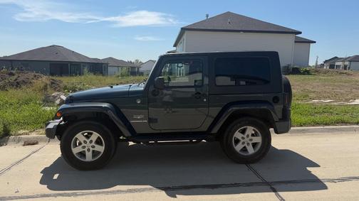 Blue 2008 Jeep Wrangler Sahara