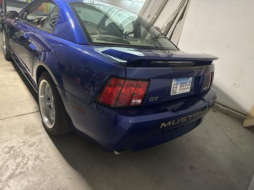 Blue 2003 Ford Mustang GT Premium