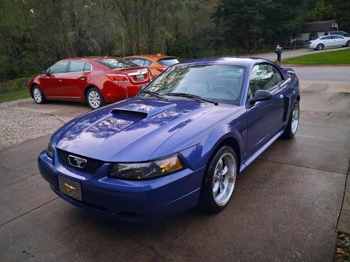 Blue 2003 Ford Mustang GT Premium