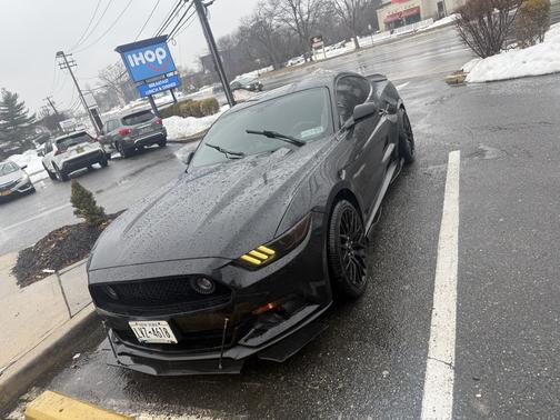 Black 2016 Ford Mustang EcoBoost Premium