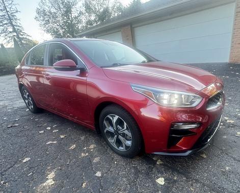 Red 2020 Kia Forte EX