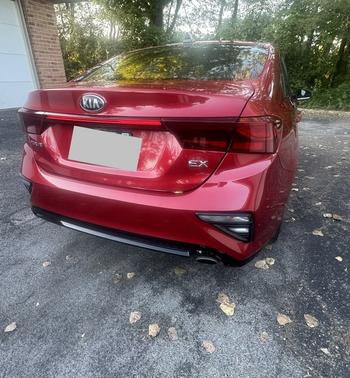 Red 2020 Kia Forte EX