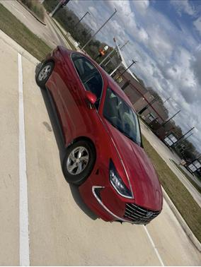 Red 2021 Hyundai SONATA SE