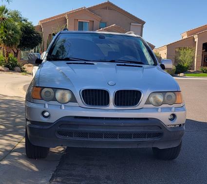 Silver 2002 BMW X5 3.0i