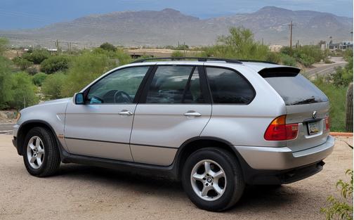 Silver 2002 BMW X5 3.0i