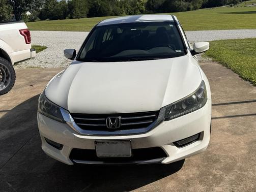 White 2015 Honda Accord Sport