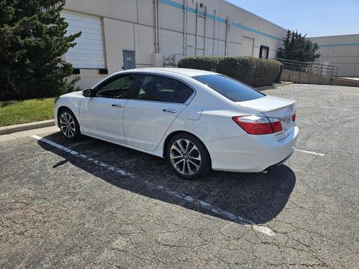 White 2015 Honda Accord Sport