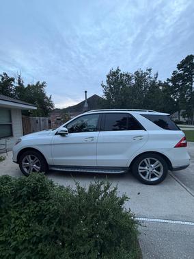 White 2015 Mercedes-Benz M-Class ML 350