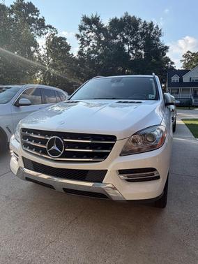 White 2015 Mercedes-Benz M-Class ML 350