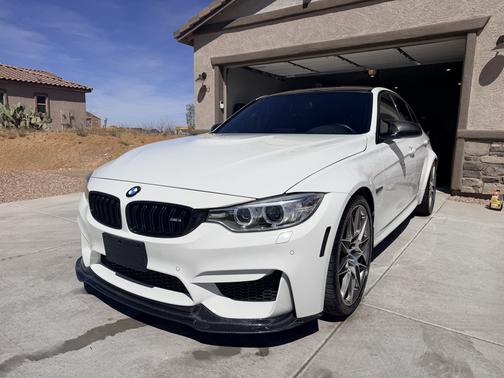White 2017 BMW M3 Base