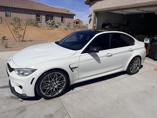 White 2017 BMW M3 Base