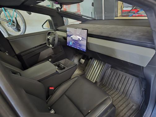 Silver 2024 Tesla Cybertruck Cyberbeast