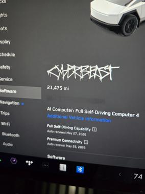 Silver 2024 Tesla Cybertruck Cyberbeast