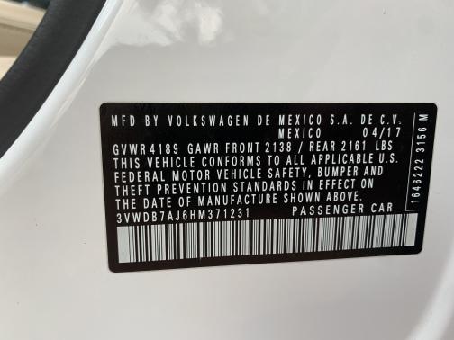 2017 Volkswagen Jetta 1.4T SE
