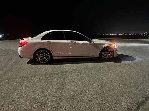 White 2017 Mercedes-Benz C-Class C 300 Sport