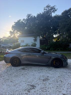 Gray 2015 Lexus RC F Base