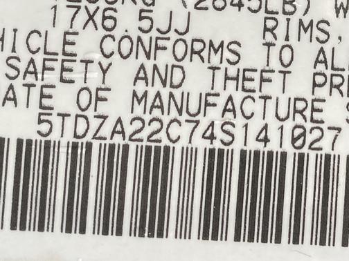 2004 Toyota Sienna XLE Limited