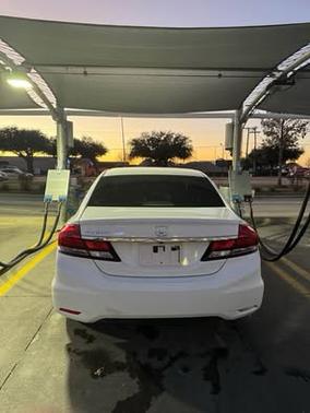 White 2014 Honda Civic EX
