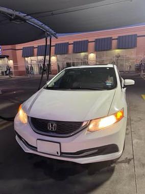 White 2014 Honda Civic EX