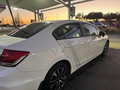 White 2014 Honda Civic EX