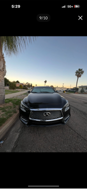 Black 2017 INFINITI Q60 2.0T