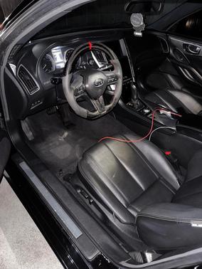 Black 2017 INFINITI Q60 2.0T