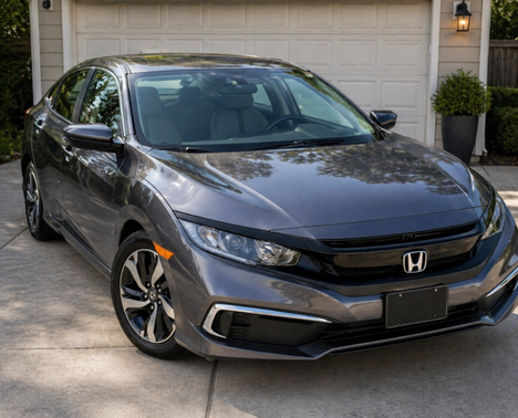 Gray 2019 Honda Civic LX