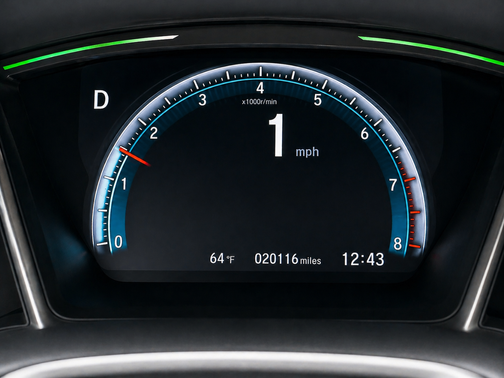 Gray 2019 Honda Civic LX