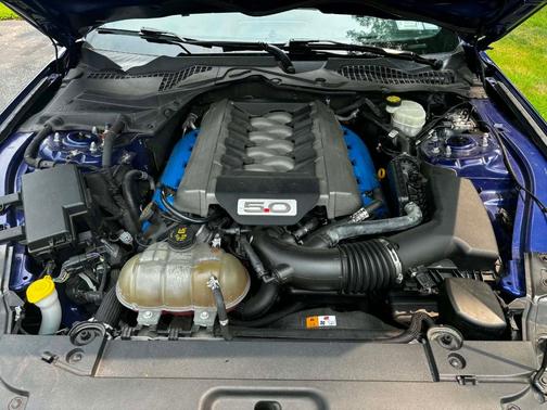 Blue 2016 Ford Mustang GT Premium