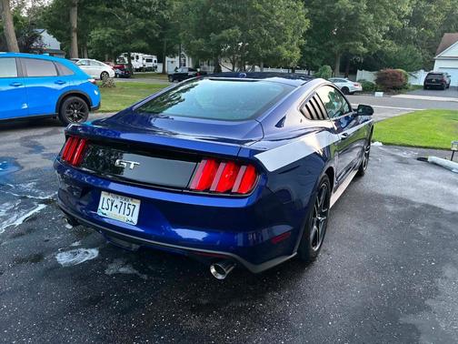Blue 2016 Ford Mustang GT Premium
