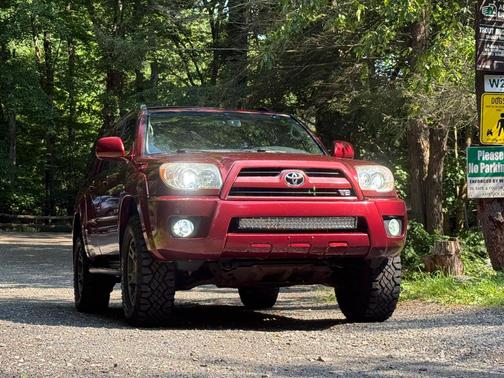 Red 2007 Toyota 4Runner Limited V8