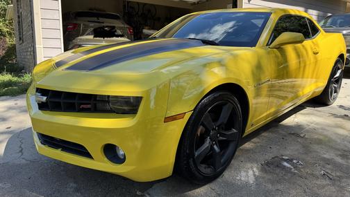 Yellow 2010 Chevrolet Camaro 2LT