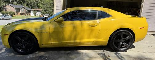 Yellow 2010 Chevrolet Camaro 2LT