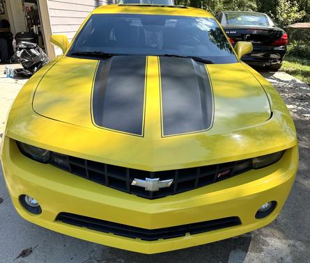 Yellow 2010 Chevrolet Camaro 2LT