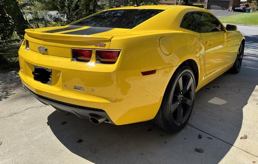 Yellow 2010 Chevrolet Camaro 2LT
