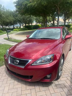 Red 2011 Lexus IS 250 Base
