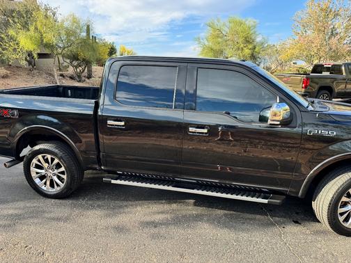 Black 2015 Ford F-150 Lariat