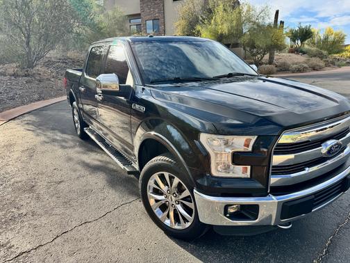 Black 2015 Ford F-150 Lariat