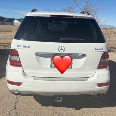 White 2009 Mercedes-Benz M-Class ML 350 4MATIC