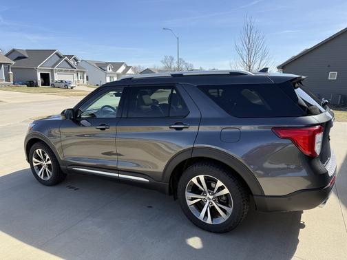 Gray 2020 Ford Explorer Platinum