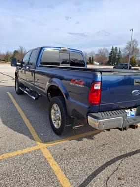 Blue 2008 Ford F-350 Lariat Crew Cab Super Duty