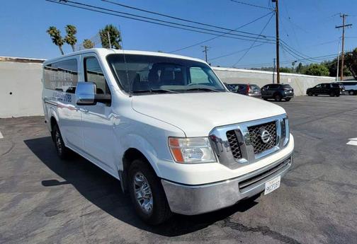 White 2013 Nissan NV Passenger NV3500 HD SV V8