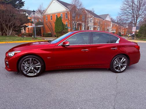 Red 2016 INFINITI Q50 3.0t Sport