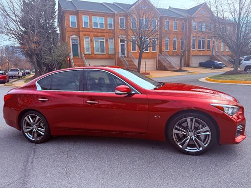 Red 2016 INFINITI Q50 3.0t Sport