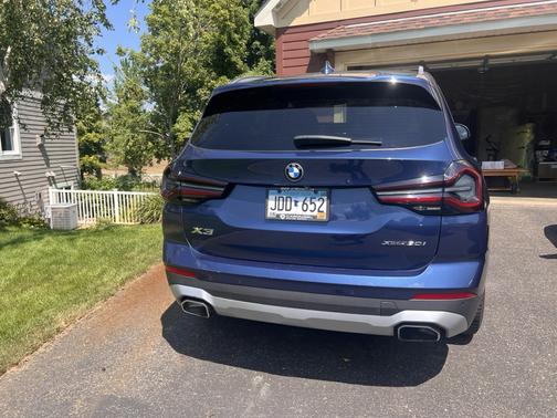 Blue 2022 BMW X3 xDrive30i