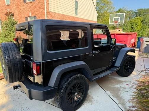 Black 2008 Jeep Wrangler X