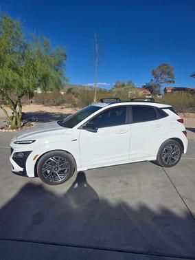 White 2023 Hyundai KONA N Line