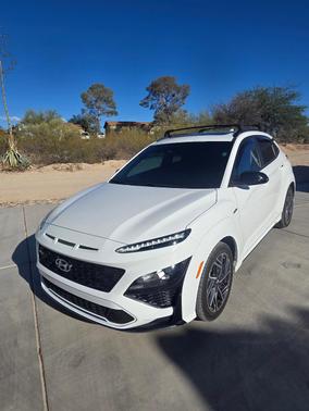 White 2023 Hyundai KONA N Line