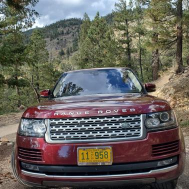 Red 2017 Land Rover Range Rover 3.0L Supercharged HSE